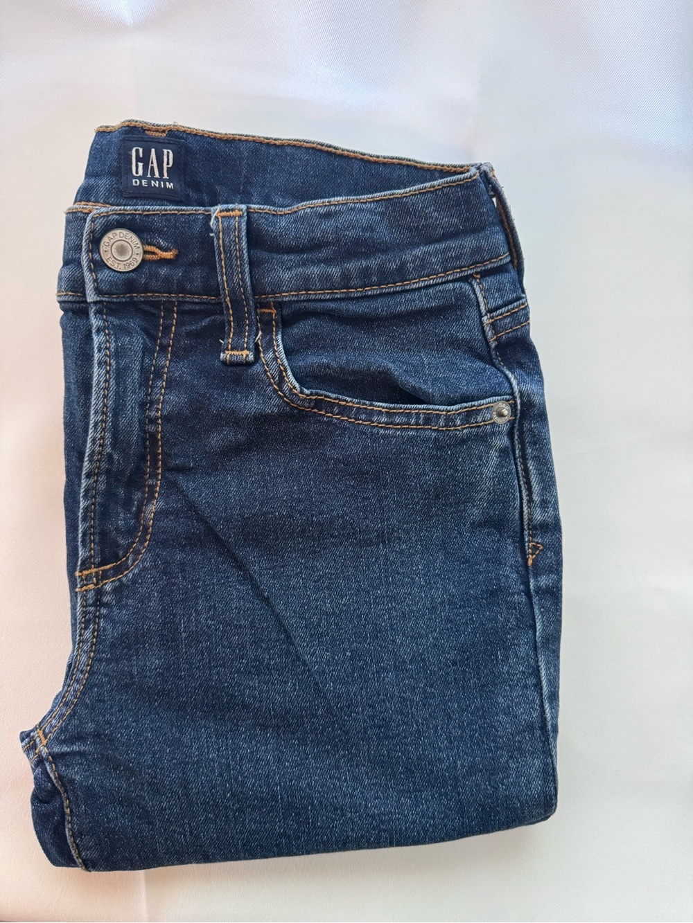 GAP Boy’s Stretch Straight Dark Indigo Jeans